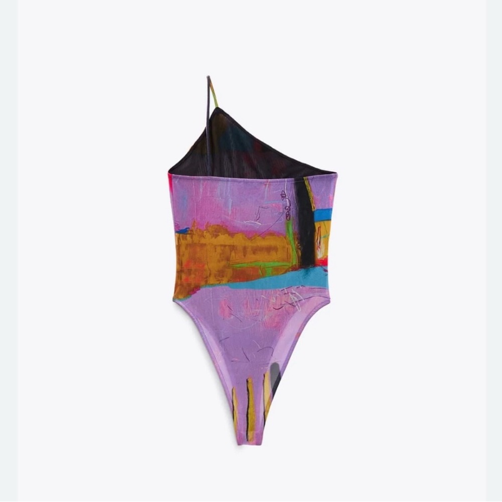 ZARA DAVID PHER Printed Bodysuit - Picture 5 of 9